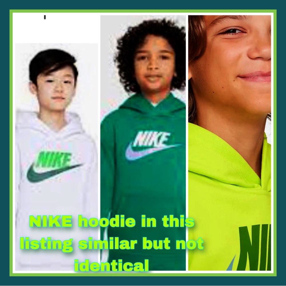 Nike Neon Zip Cardigan Toddler Hoodie 18M - Picture 3 of 11